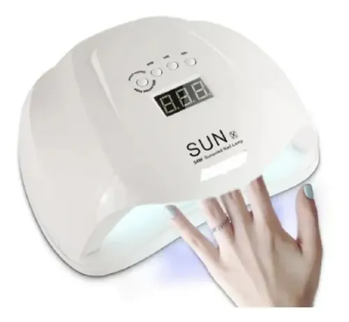 Lampara Led Uv Sun X 54w Esmalte Permanente Uñas Color Blanco — foto 7