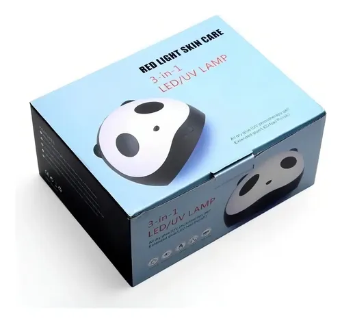 Lámpara Led Uv Wop Oso Panda Usb 36w Uñas Blanco Con Sensor Y Timer — foto 2