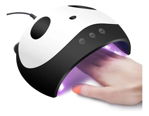 Lámpara Led Uv Wop Oso Panda Usb 36w Uñas Blanco Con Sensor Y Timer — foto 9