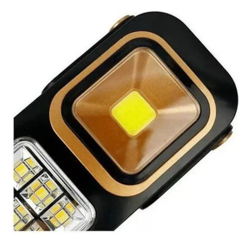 Lámpara Luz Solar De Emergencia Recargable 48 Led Foco Usb C Negro — foto 6
