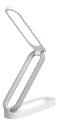 Lámpara Plegable Luz Led De Escritorio Regulable Flexible  Blanco
