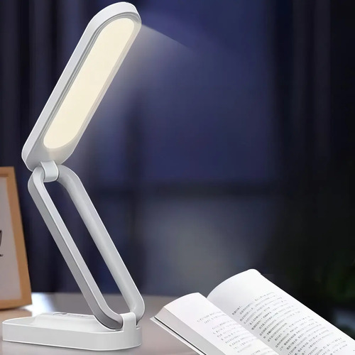 Lámpara Plegable Luz Led De Escritorio Regulable Flexible Color De La Estructura Blanco — foto 7