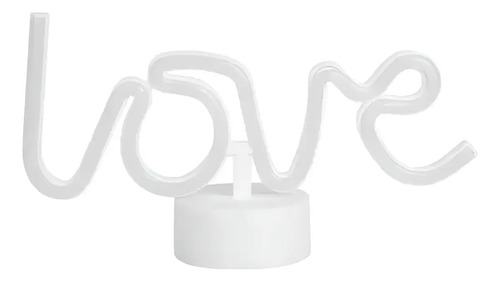 Lámpara Y Espejo Luz Led Love Decoración