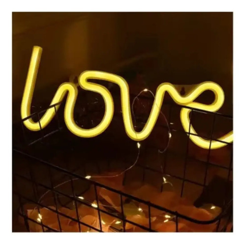 Lámpara Y Espejo Luz Led Love Decoración — foto 3