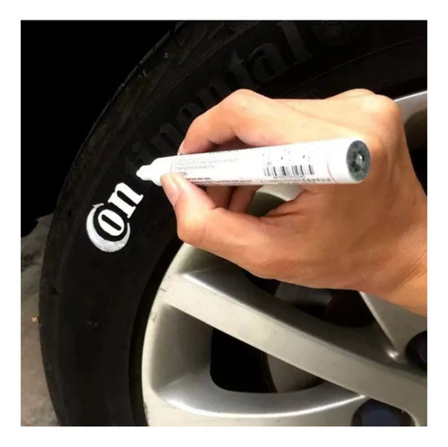 Lapiz Marcador Pinta Neumáticos Blanco Auto Renovador Blanco — foto 3