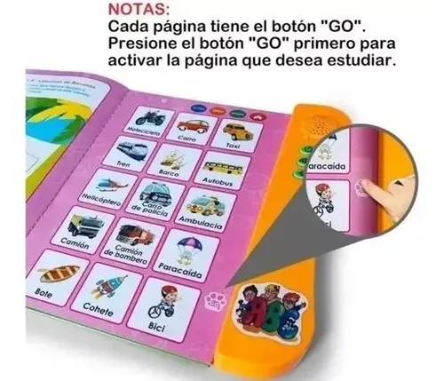 Libro Electrónico De Aprendizaje Español Sonido Para Niños — foto 2