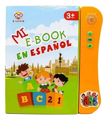 Libro Electrónico Mi E-book Español Sonido Niños 1-8 Años