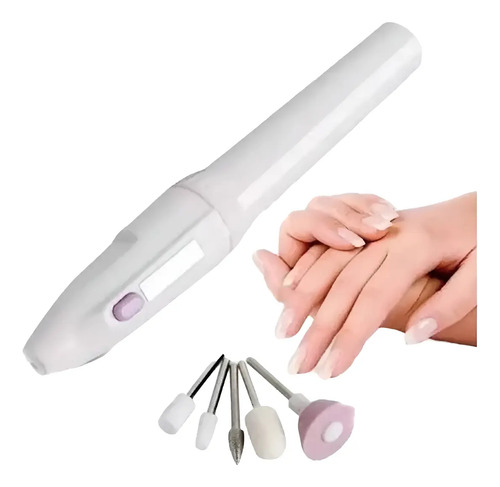Lima Electrica Exfoliador Manicura Pedicura 5  En 1