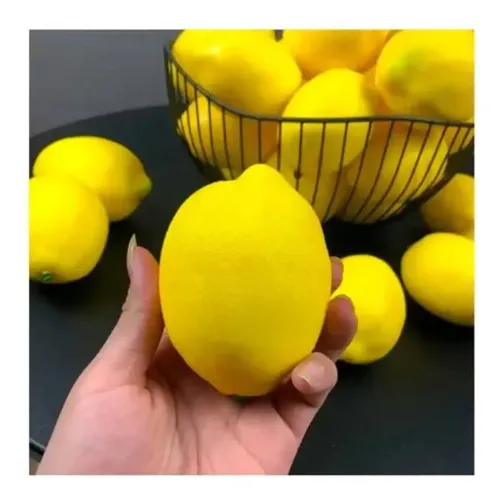 Limón Artificial Fruta Sintética Decoración Limones Amarillo — foto 6