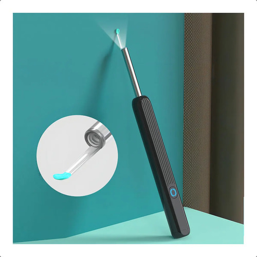 Limpia Oídos Cámara Inteligente Extractor Limpiador De Cera Endoscopio Color Negro Ne3 — foto 5