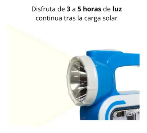 Linterna Solar Led Para Acampar Recargable Usb Solar Varios — foto 5