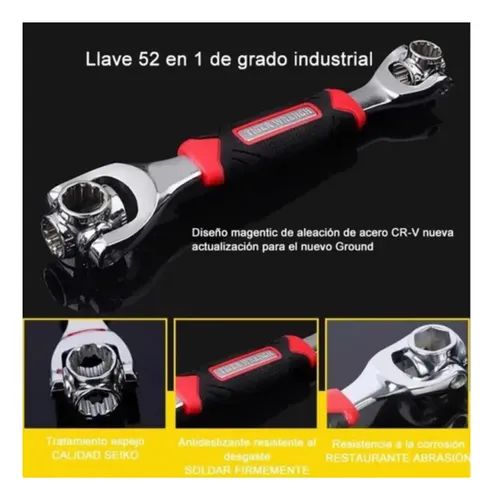Llave Multifuncional Portátil 48 En 1 Con Rotación De 360° Varios — foto 4