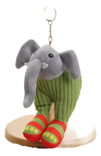 Llavero De Peluche Diseño Tralalero Tralala Y Sus Amigos Elefante Lirili Larila