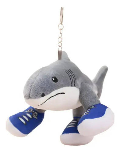 Llavero De Peluche Diseño Tralalero Tralala Y Sus Amigos Tiburon Tralalero
