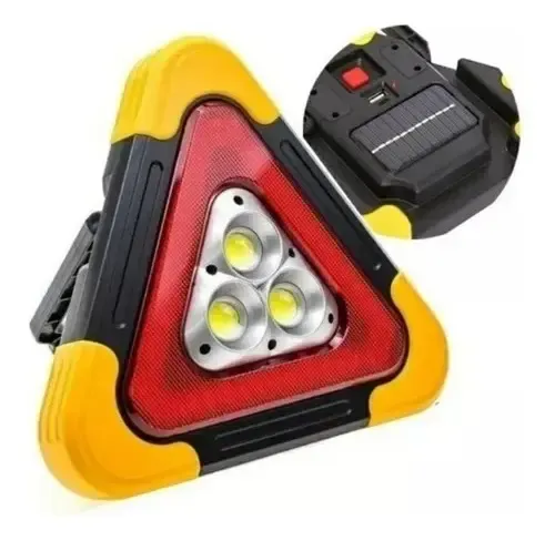 Luces Emergencia Led Auto Triangulo De Emergencia Solar Auto — foto 2