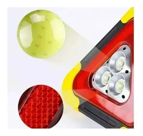 Luces Emergencia Led Auto Triangulo De Emergencia Solar Auto — foto 4