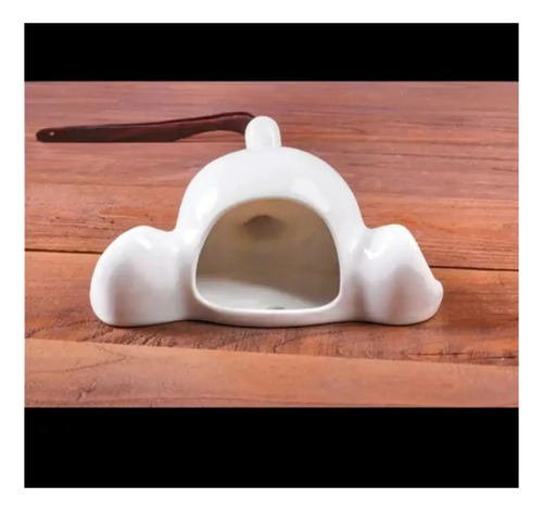 Macetero Cabeza Elefante Cerámico De Pared Decoración Blanco — foto 5