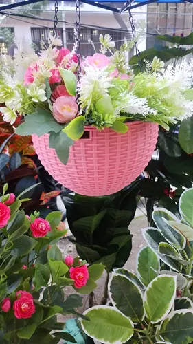 Macetero Para Plantas Colgante Redondo — foto 12