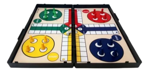 Magnetic Games Juego De Mesa Magnético 4 En 1 Ludo Damas Ajedrez Cartas — foto 8