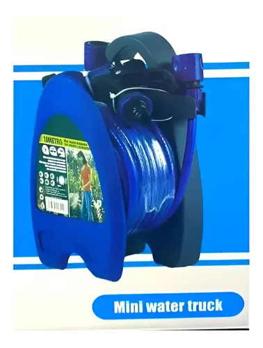 Manguera Jardin Para Riego Con Soporte Y Conectores 10metros Color Azul