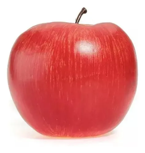 Manzana Artificial Frutas Sintética Decoración Bodegón