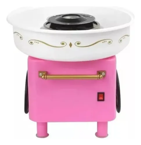 Maquina De Algodon De Azucar Cotton Candy Maquina Retro Rosa — foto 2