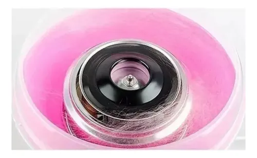 Máquina De Algodón De Azúcar Eléctrica Dulces Para Fiestas Rosa — foto 2