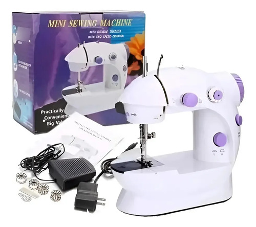 Máquina De Coser Portátil 2 Velocidades                      Blanco