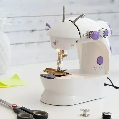 Máquina De Coser Portátil 2 Velocidades                      Blanco — foto 2