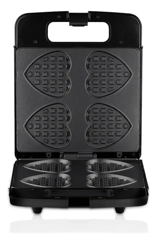 Máquina De Waffles En Forma De Corazones 1400w Plateado — foto 4