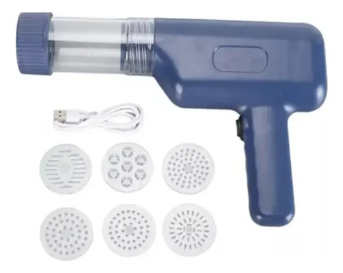 Máquina Para Hacer Fideos Portátil Eléctrica Inalámbrica Azul — foto 3