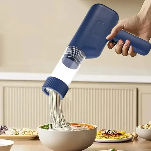 Máquina Para Hacer Fideos Portátil Eléctrica Inalámbrica Azul — foto 7