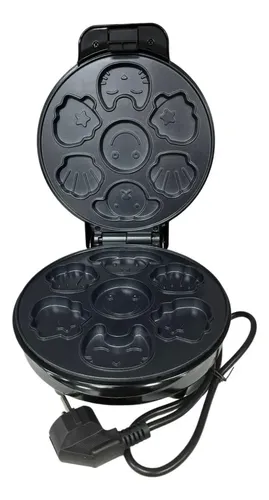 Maquina Para Hacer Hot Cake Con Formas Raf Antiadherente Color Negro — foto 2