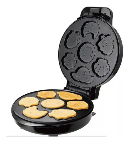 Maquina Para Hacer Hot Cake Con Formas Raf Antiadherente Color Negro — foto 3