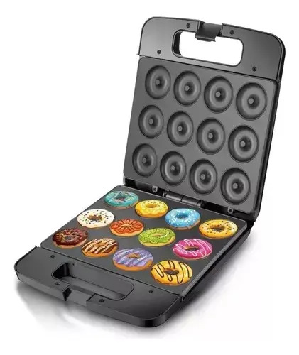 Maquina Para Mini Donas Postres Donuts Antiadherente 12donas — foto 4