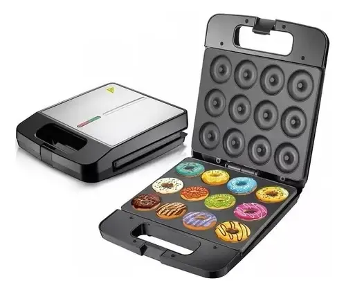 Maquina Para Mini Donas Postres Donuts Antiadherente 12donas — foto 5