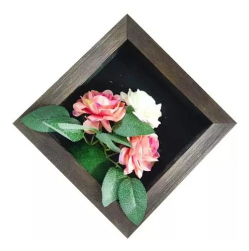 Marcos Decorativos Con Flores Artificiales Para Colgar — foto 2