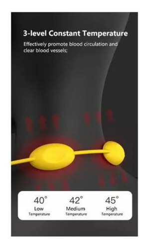 Masajeador De Cuello Colgante Inteligente Portátil Ks-9 Amarillo — foto 3