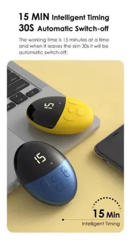 Masajeador De Cuello Colgante Inteligente Portátil Ks-9 Amarillo — foto 5