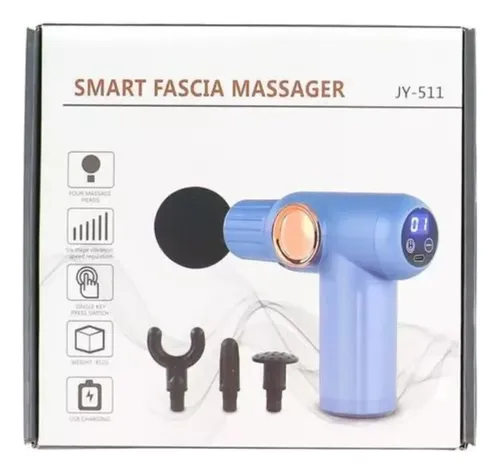 Masajeador Portátil Con Pantalla Digital Massage Gun Jy-511 Varios — foto 4