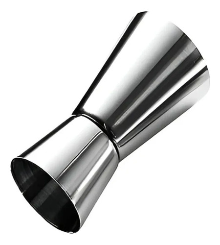 Medidor Tragos Jigger Dosificador De Onza Bartender 15-30ml Plateado