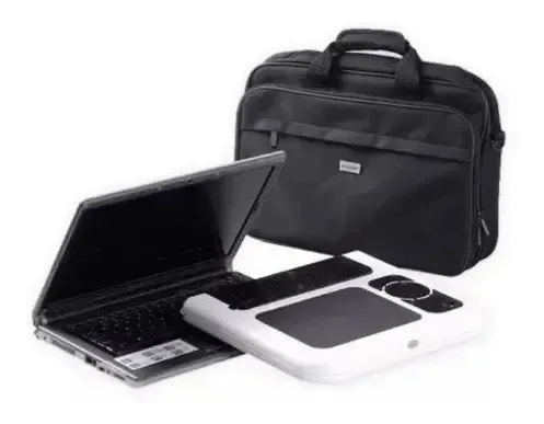 Mesa Portátil Para Notebook Con 2 Ventiladores Cooler Lapto Blanca — foto 4