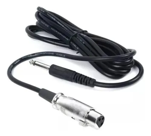 Microfono Con Cable Profesional Dinamico Unidireccional Negro — foto 2