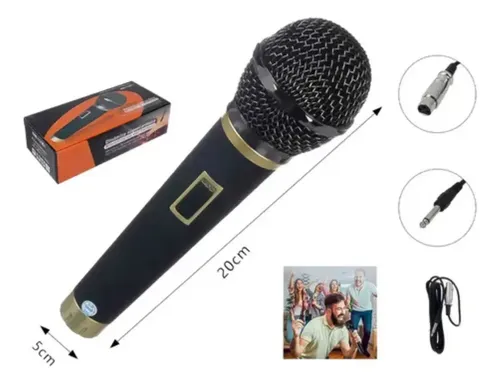 Micrófono Dinámico Con Cable 5m Ttd-60 Negro — foto 4