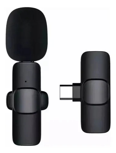 Micrófono Lavalier Inalámbrico Irm K8 Tipo C Para Pc Y Celular Negro — foto 2