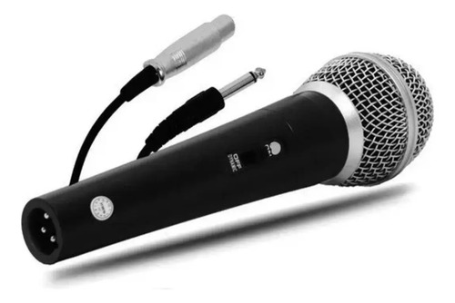 Micrófono Vocal Dinámico Profesional Karaoke Con Cable Irm Negro — foto 2