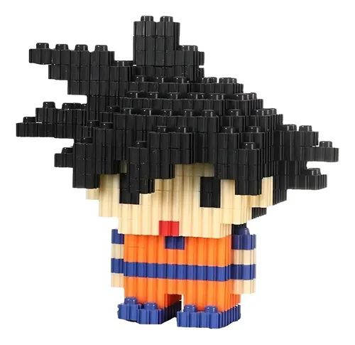 Mini Bloques Didácticos Figura En 3d Armables +500 Goku