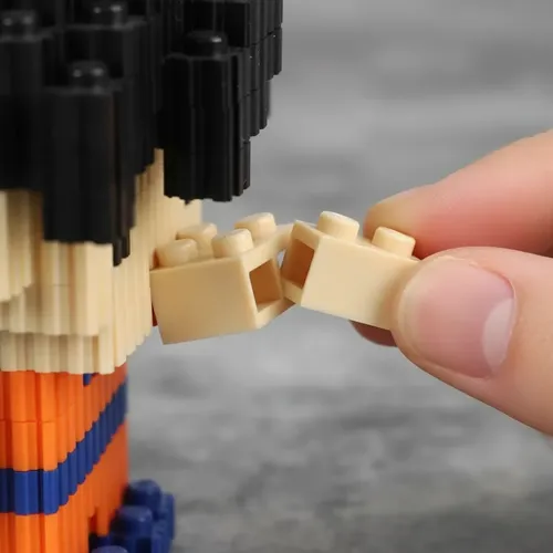 Mini Bloques Didácticos Figura En 3d Armables +500 Goku — foto 3