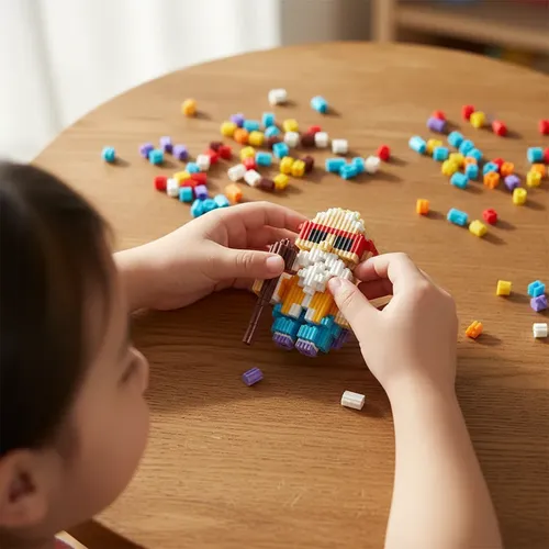 Mini Bloques Didácticos Figura En 3d Armables +500 Maestro Rochi — foto 3