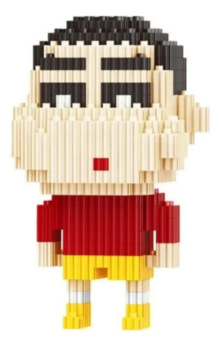 Mini Bloques Didácticos Figura En 3d Armables +500 Shin-chan